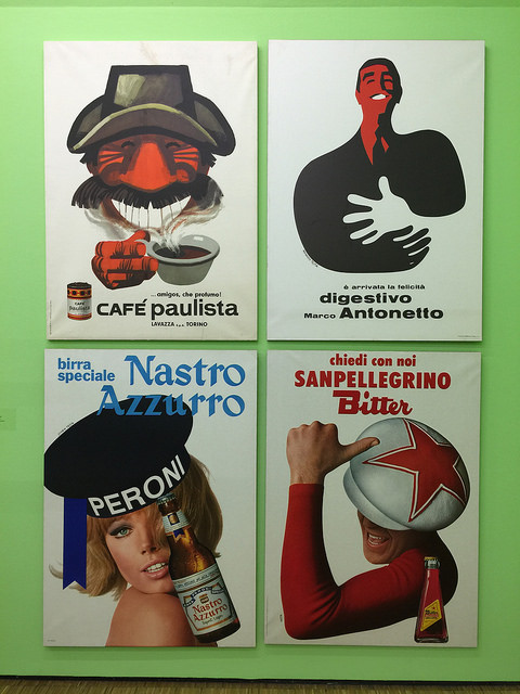 Alcuni famosi manifesti delle pubblicità (anni '50-'70)