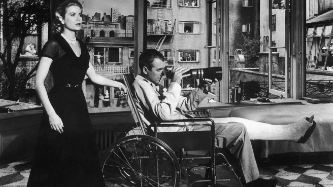 James Stewart - rear window - & Grace Kelly